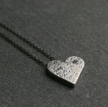 Load image into Gallery viewer, The knocked around heart...with a diamond
