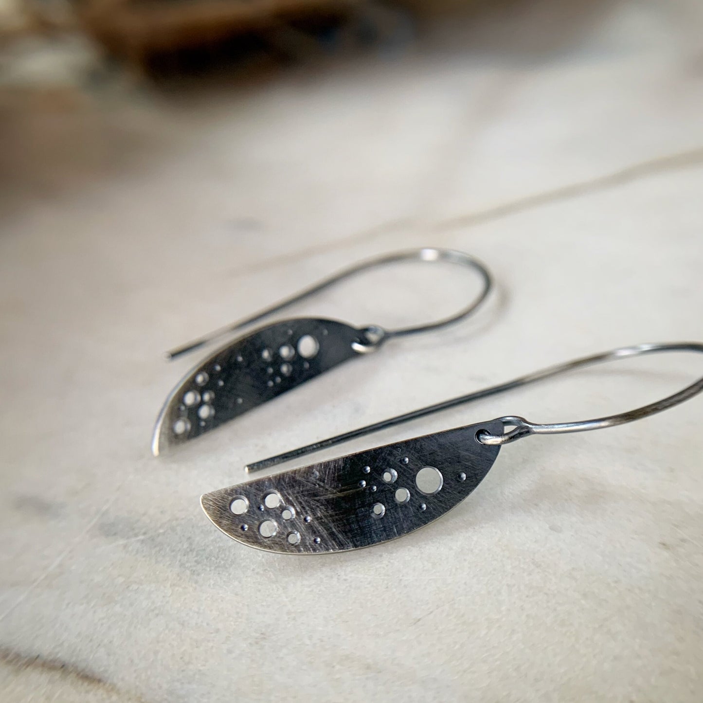 The night sky sterling silver earrings - more sky