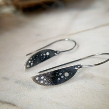 Load image into Gallery viewer, The night sky sterling silver earrings - more sky
